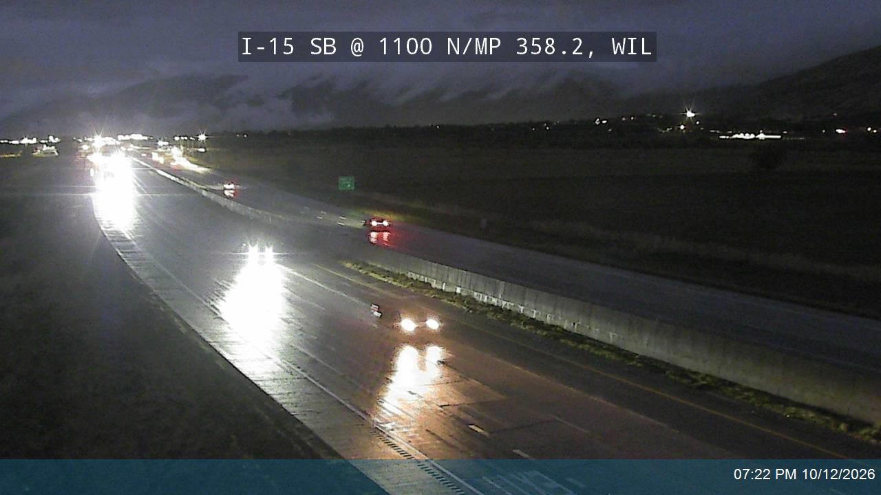 I-15 SB @ 1100 N / MP 358.2, WIL