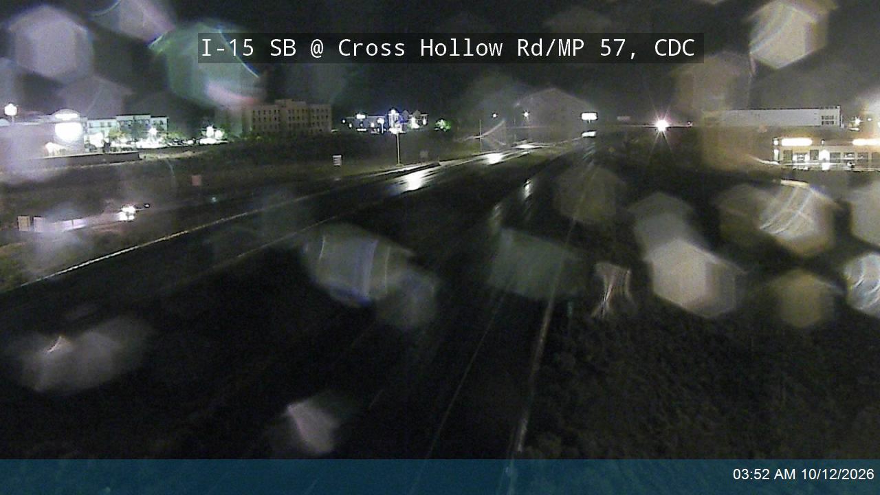 I-15 SB @ Cross Hollow Rd / MP 57, CDC