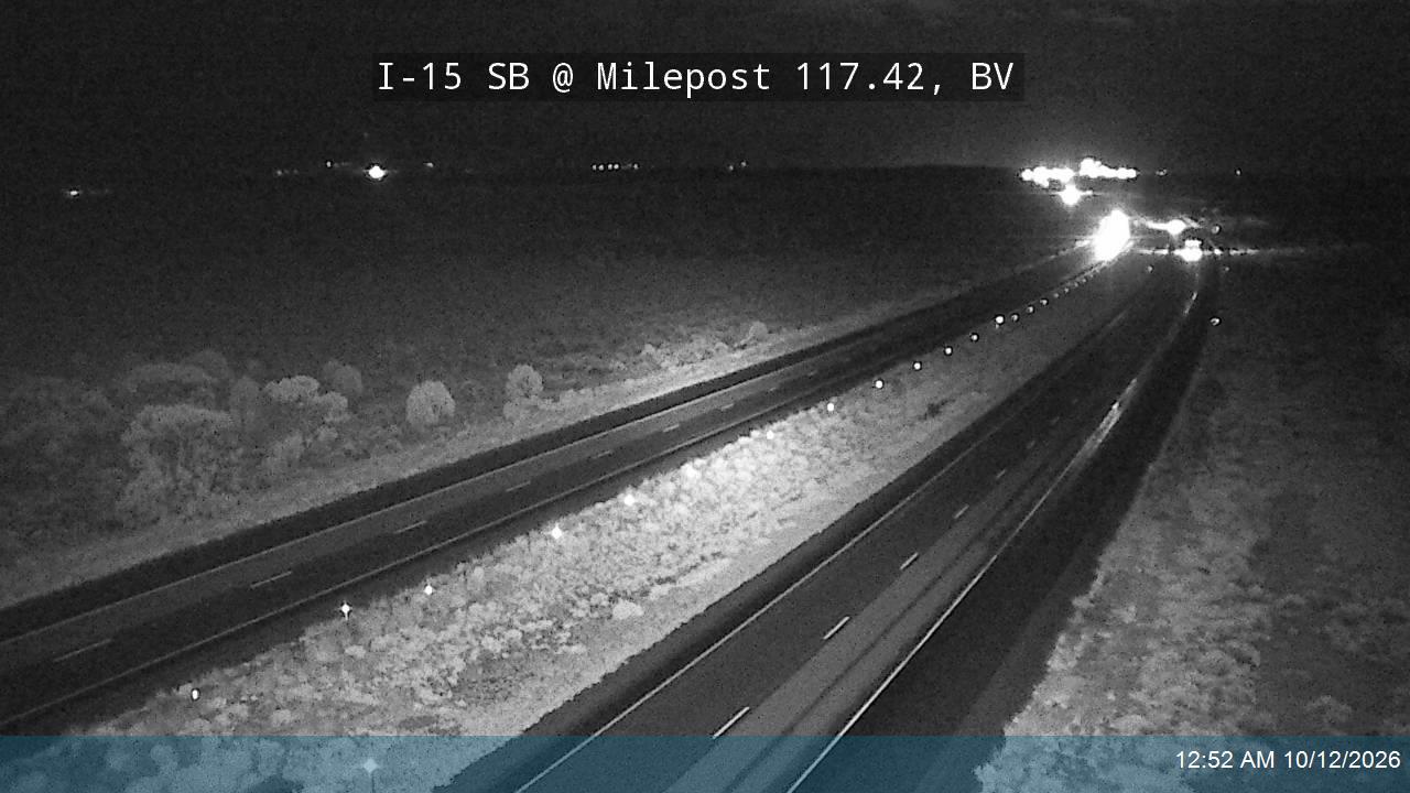 I-15 SB @ Milepost 117.42, BV
