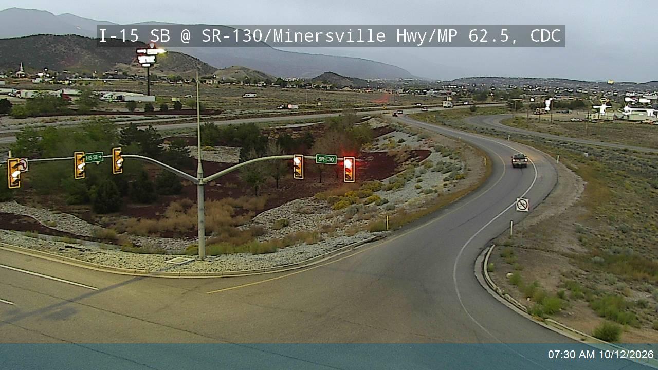 I-15 SB @ SR-130 / Minersville Hwy / MP 62.5, CDC