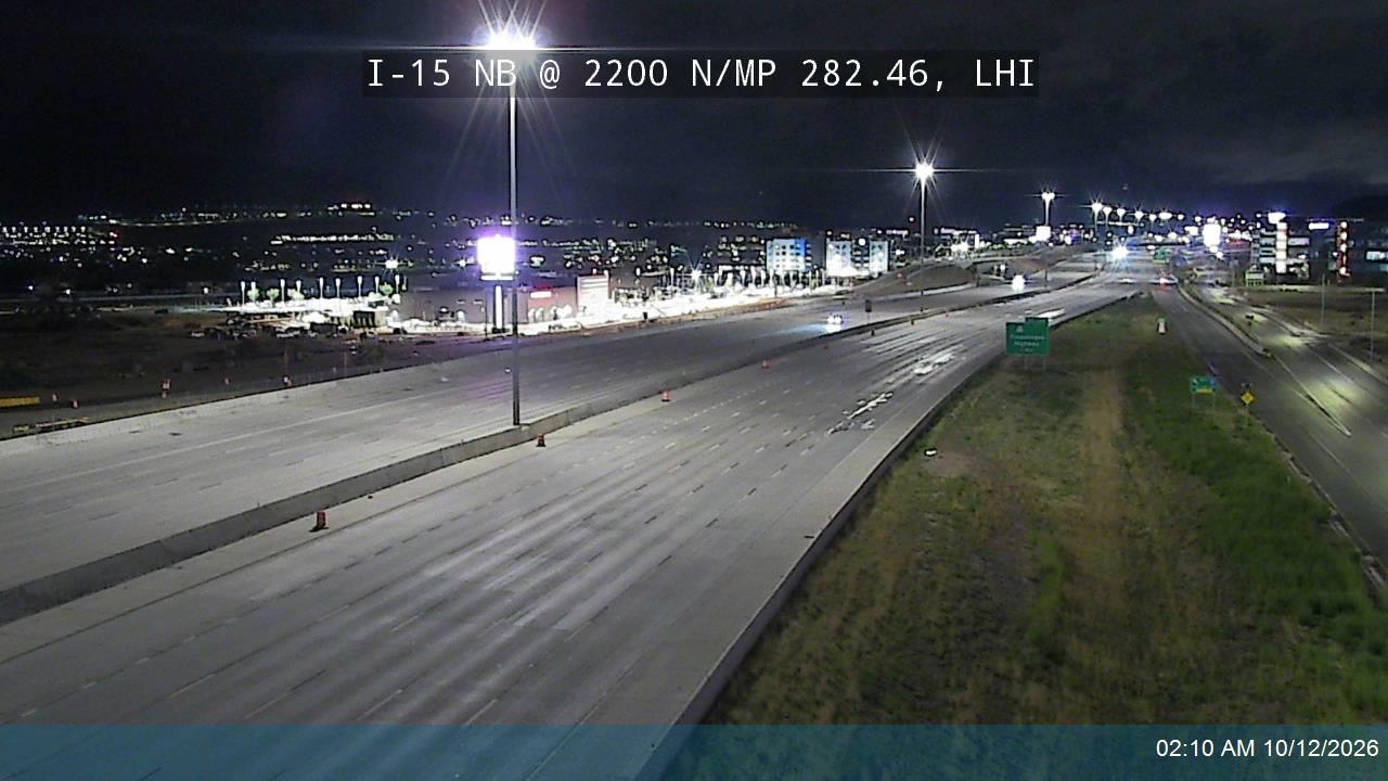 I-15 NB @ 2200 N / MP 282.46, LHI
