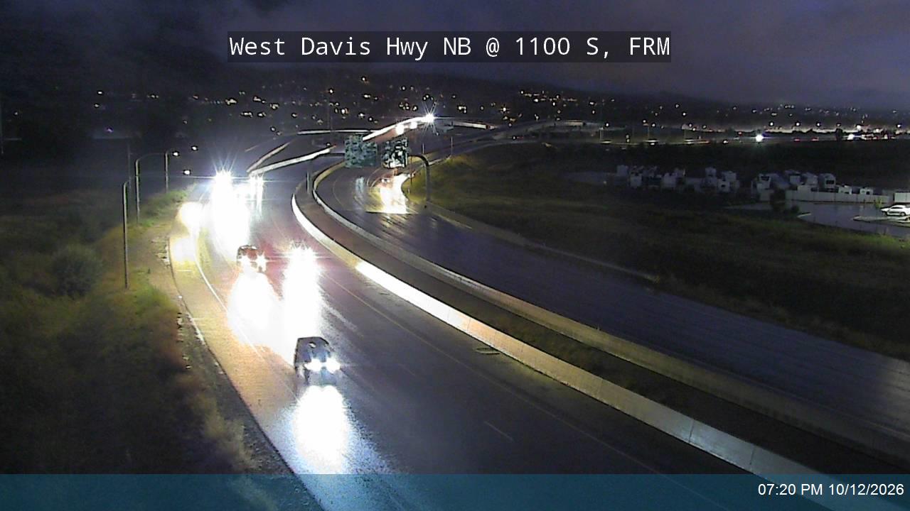 West Davis Hwy / SR-177 NB @ 1100 S / MP 0.05, FRM