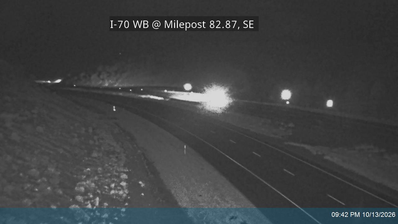 I-70 WB @ Milepost 82.87, SE