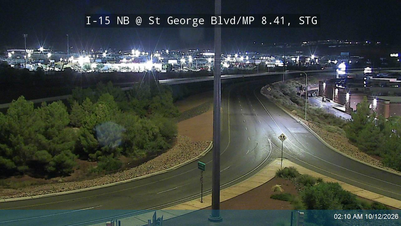 I-15 NB @ St George Blvd / SR-34 / MP 8.41, STG