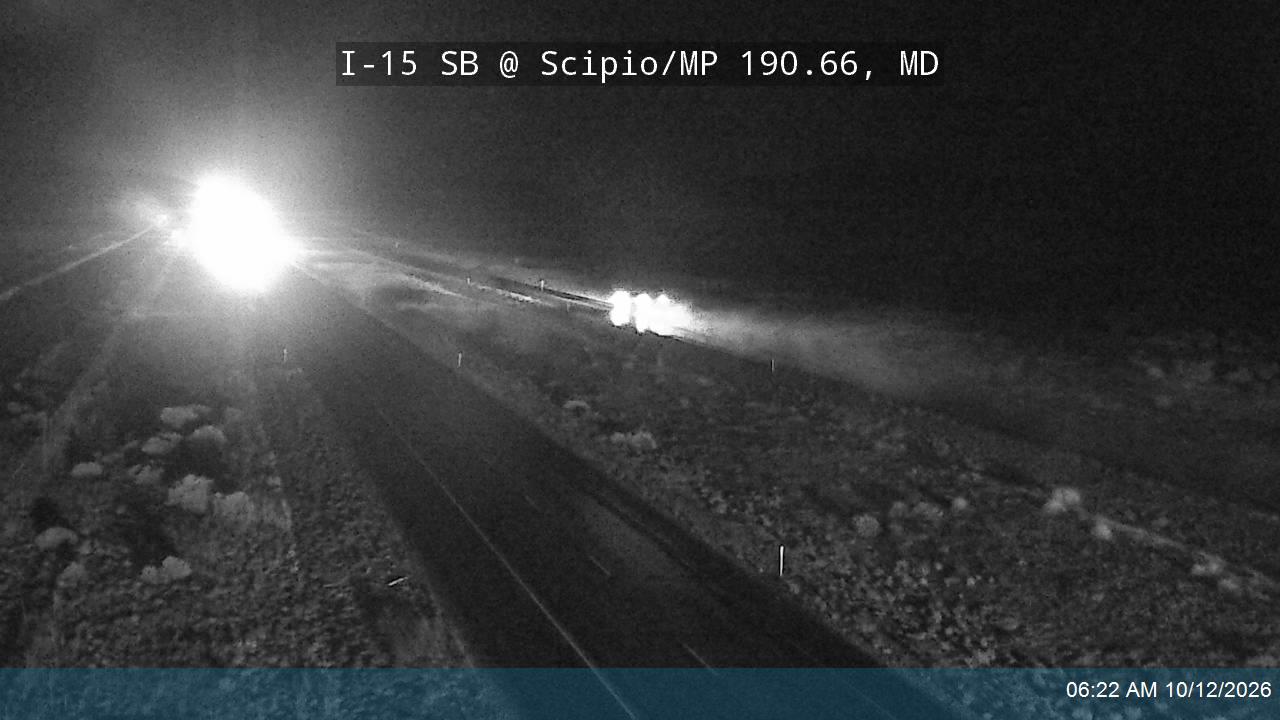 I-15 SB @ Scipio / MP 190.66, MD