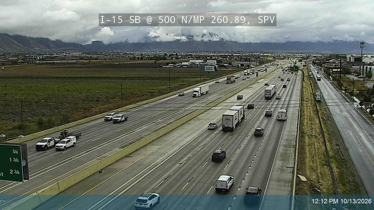 I-15 SB @ 500 N / MP 260.89, SPV
