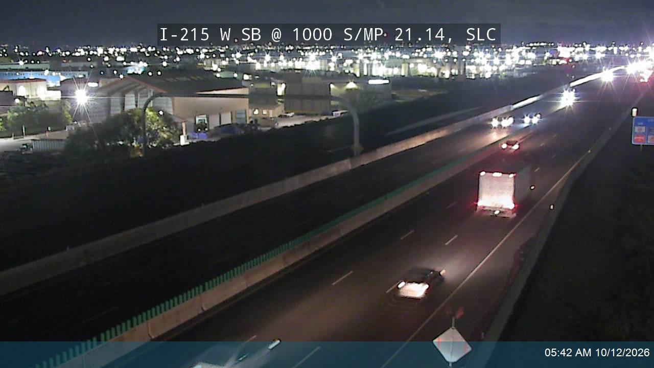 I-215 W SB @ 1000 S / MP 21.14, SLC