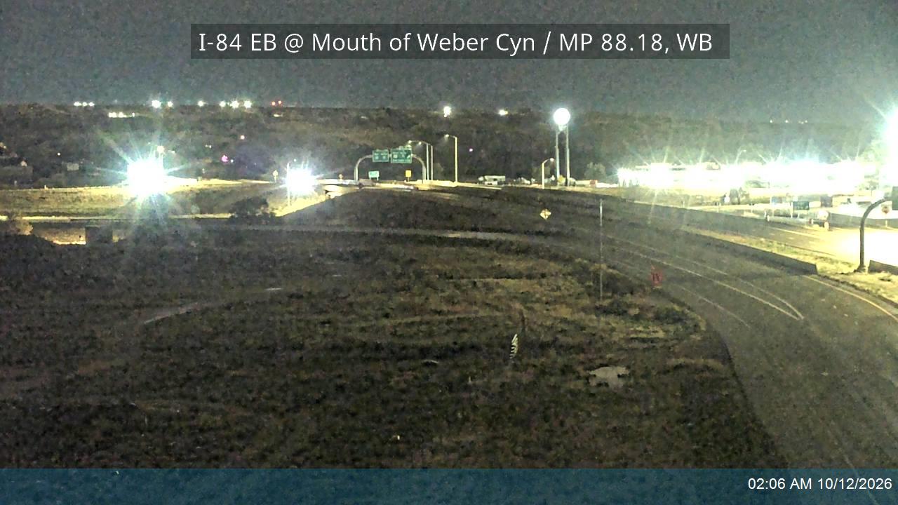 I-84 EB @ Mouth of Weber Cyn / MP 88.18, WB