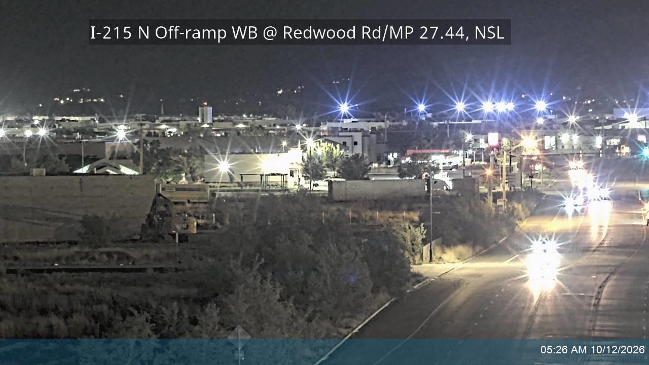 I-215 N Off-ramp WB @ Redwood Rd / SR-68 / MP 27.44, NSL