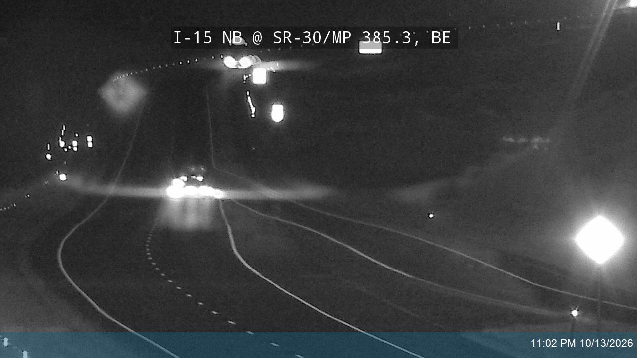 I-15 NB @ SR-30 / MP 385.3, BE