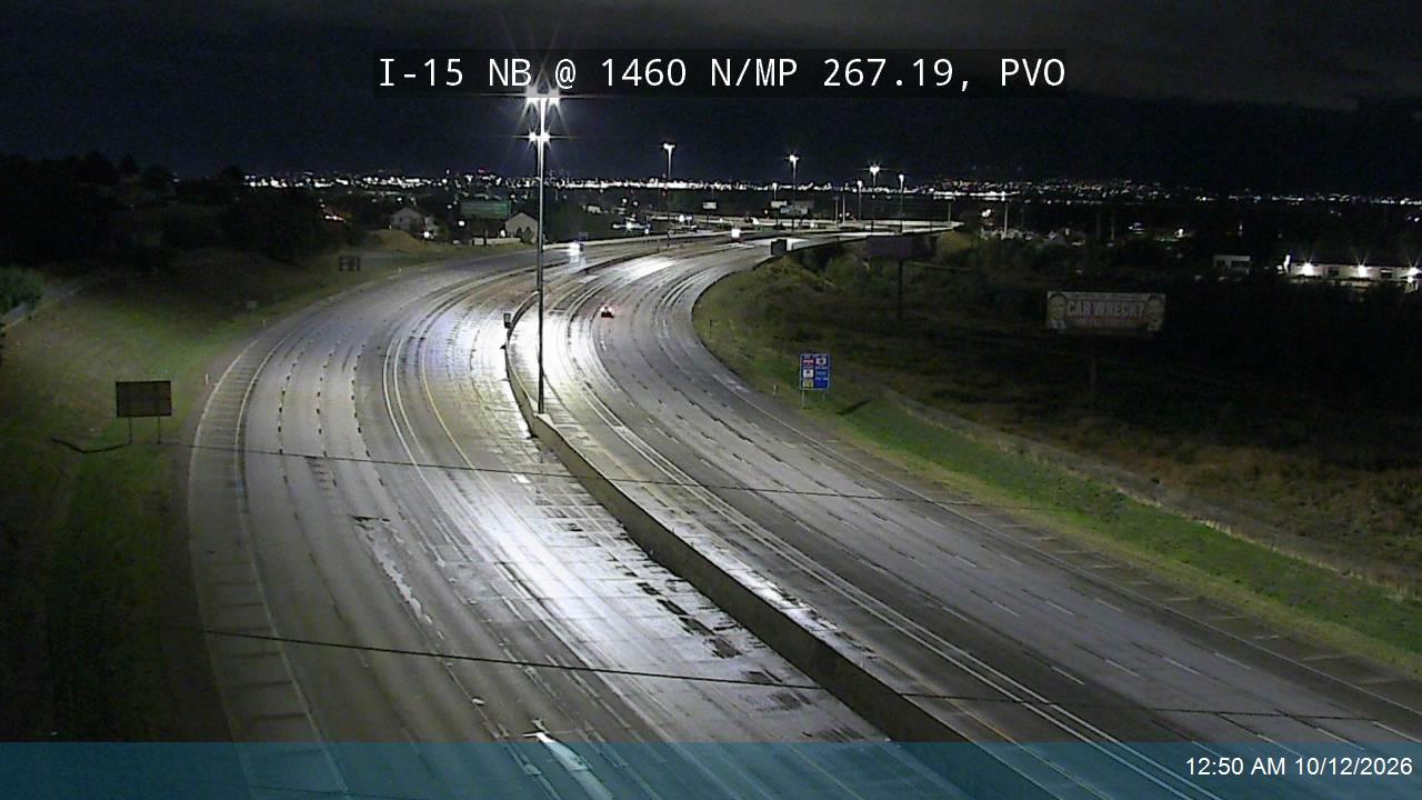 I-15 NB @ 1460 N / MP 267.19, PVO