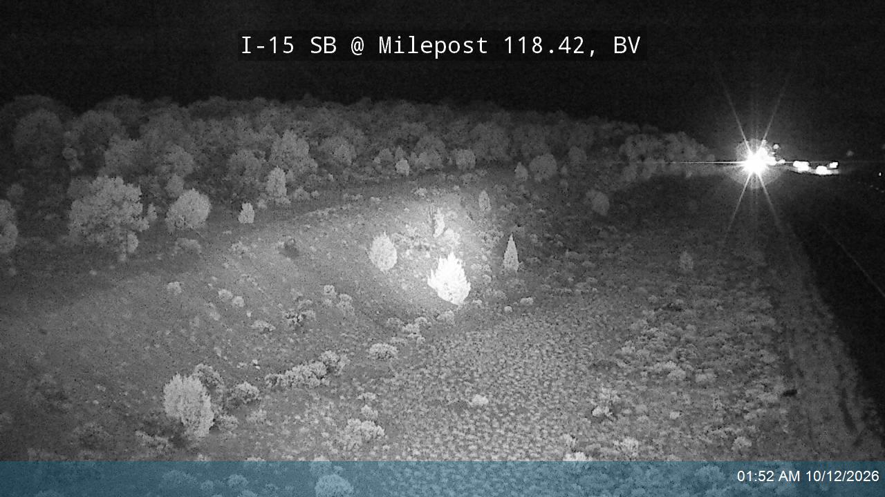 I-15 SB @ Milepost 118.42, BV