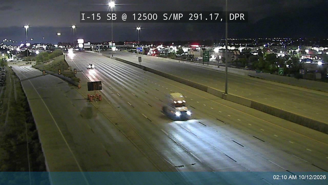 I-15 SB @ 12500 S / MP 291.17, DPR