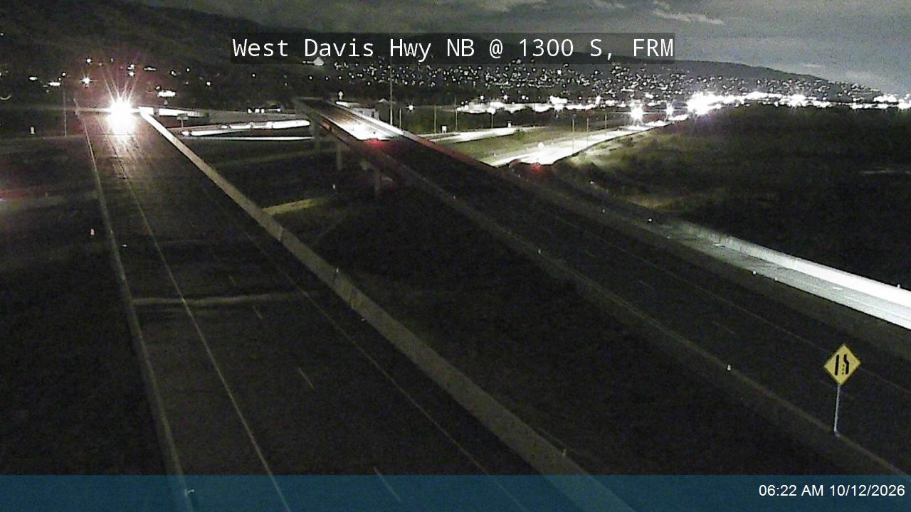 West Davis Hwy / SR-177 NB @ 1300 S / MP 0.0, FRM
