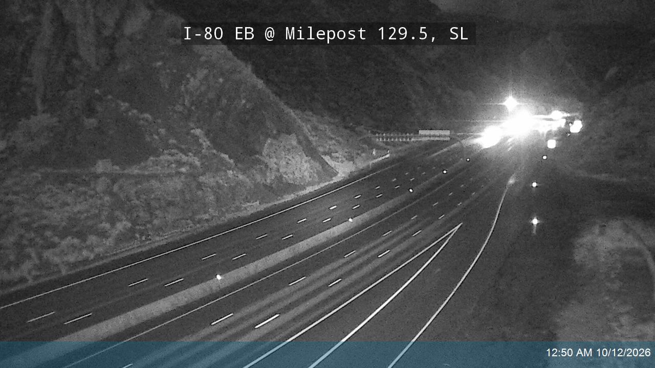 I-80 / Parleys Canyon EB @ Chain Up Area East / MP 129.5, SL