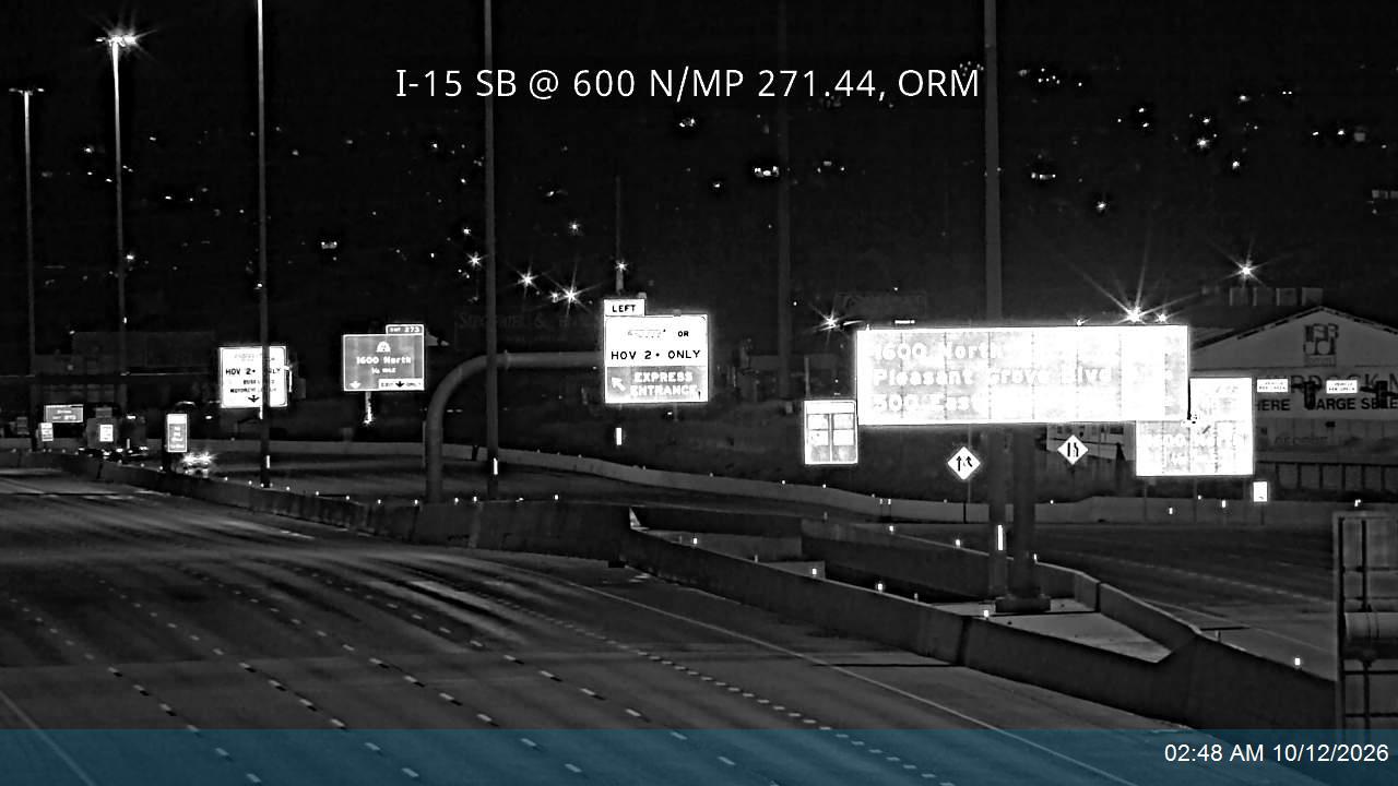 I-15 SB @ 600 N / MP 271.44, ORM