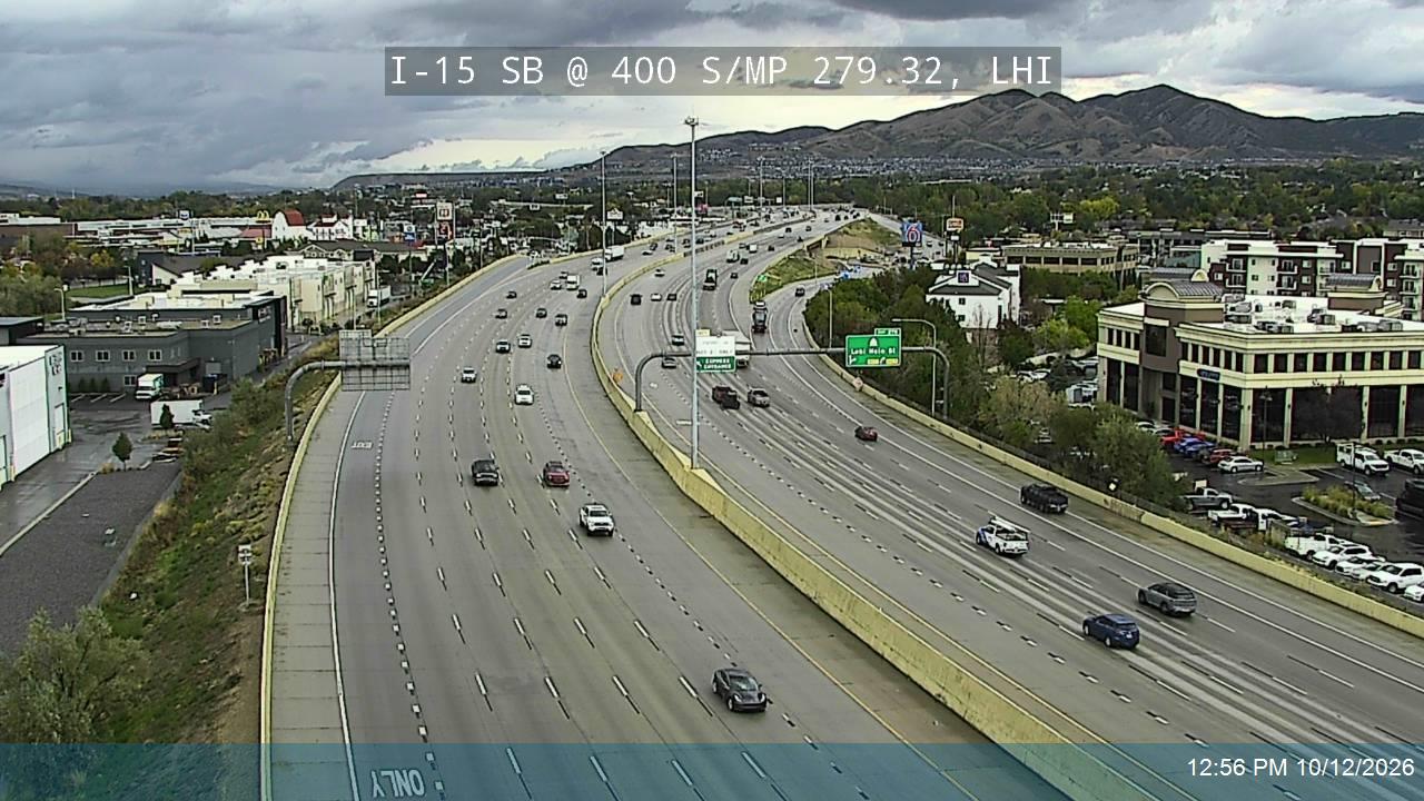 I-15 SB @ 400 S / MP 279.32, LHI