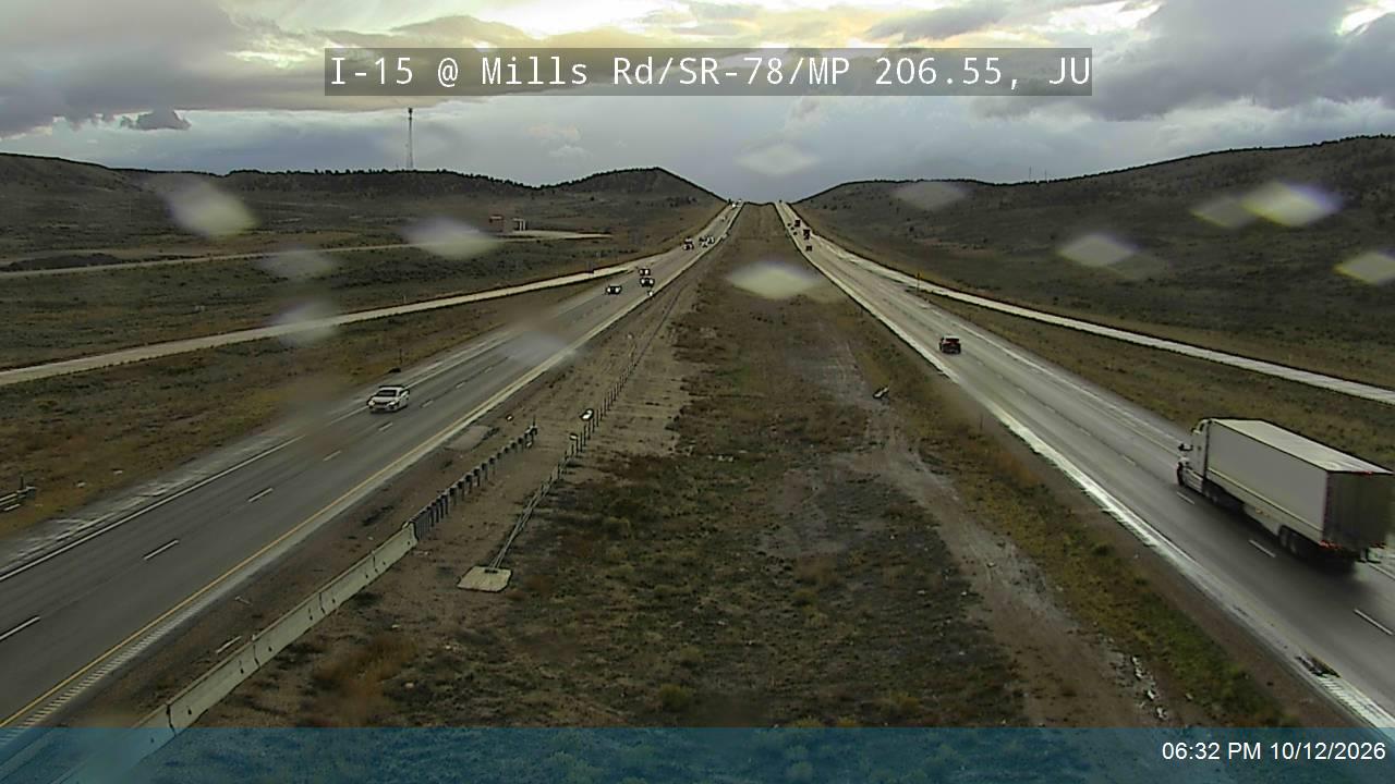 I-15 @ Mills Rd / SR-78 / MP 206.55, JU