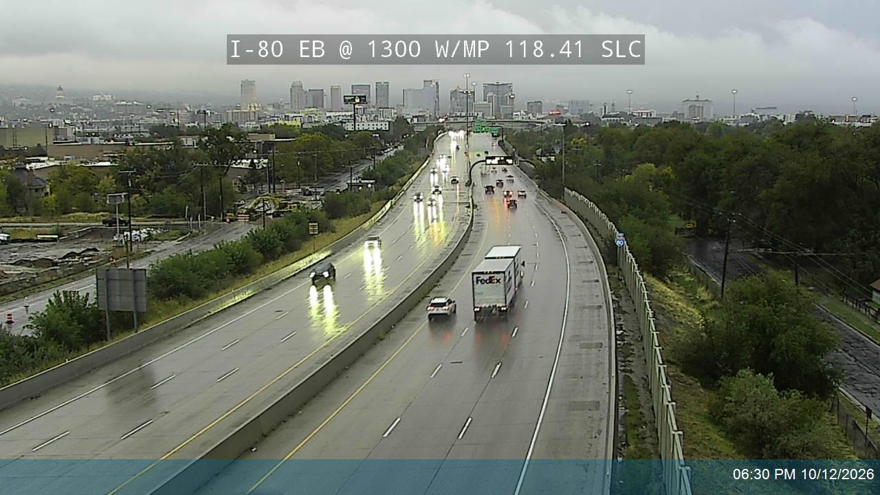 I-80 EB @ 1300 W / MP 118.41 SLC