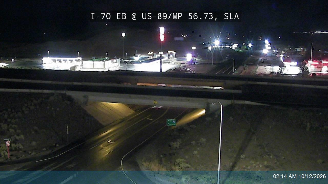 I-70 EB @ State St / US-89 / MP 56.73, SLA