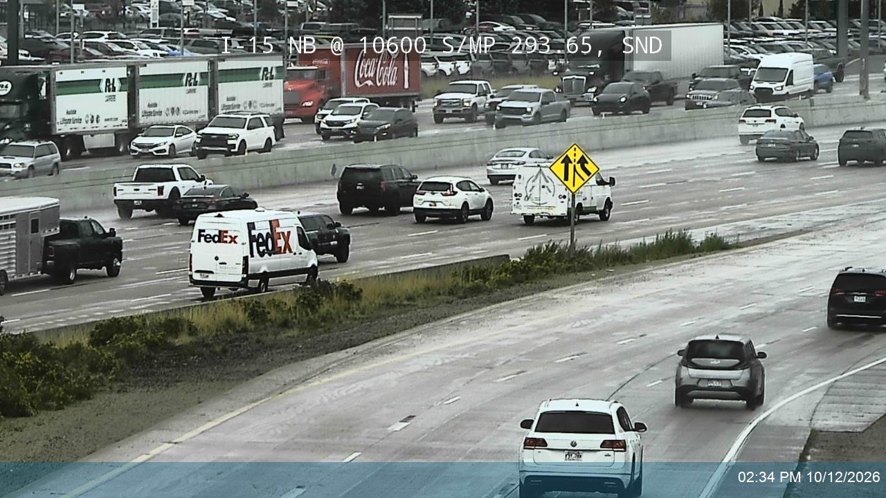 I-15 NB @ 10600 S / SR-151 / MP 293.65, SND