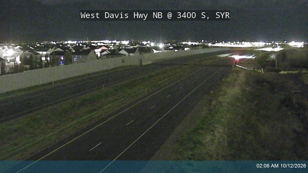 West Davis Hwy / SR-177 NB @ 3400 S / MP 11.42, SYR