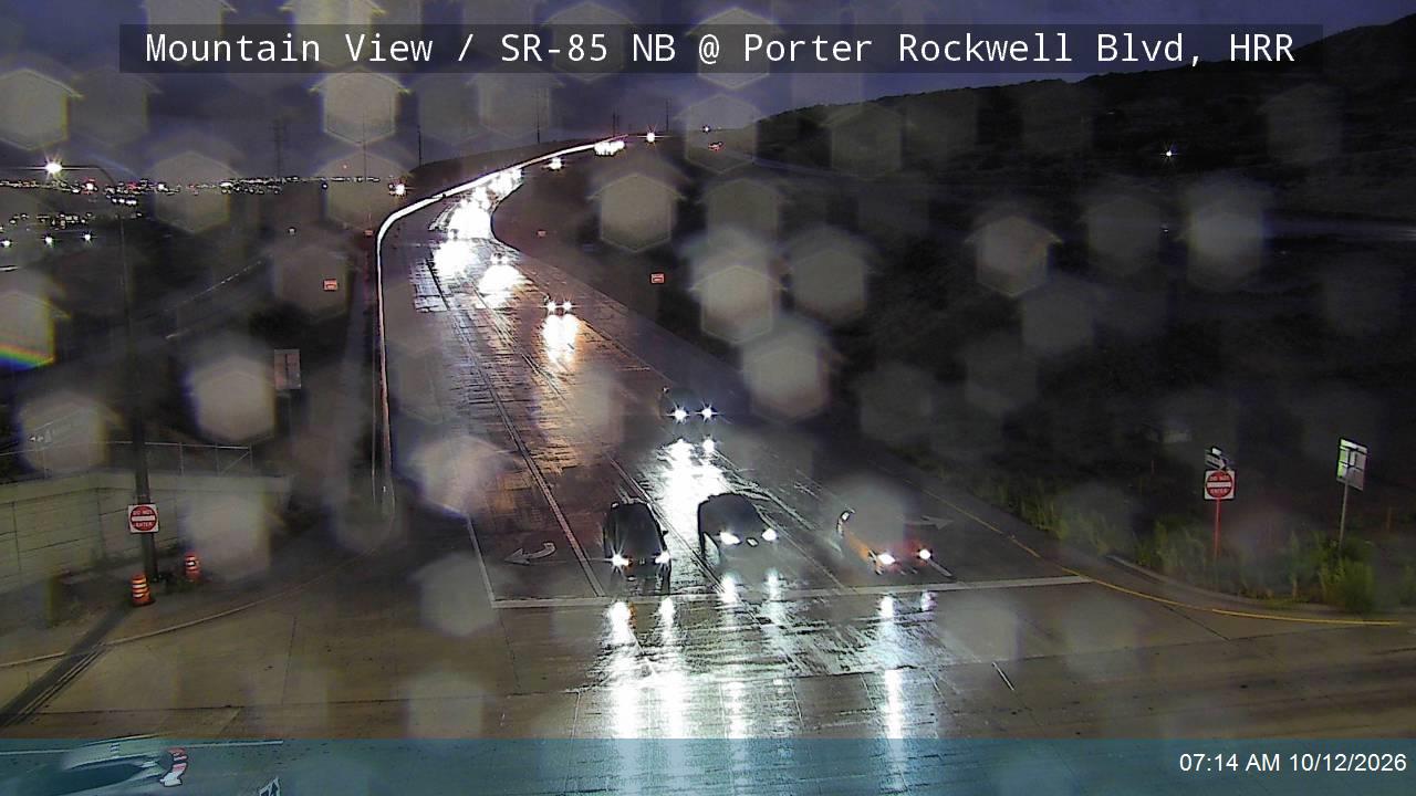Mountain View / SR-85 NB @ Porter Rockwell Blvd, HRR