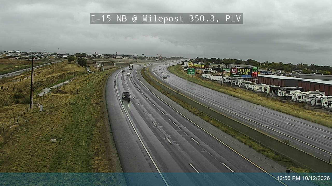 I-15 NB @ Milepost 350.3, PLV