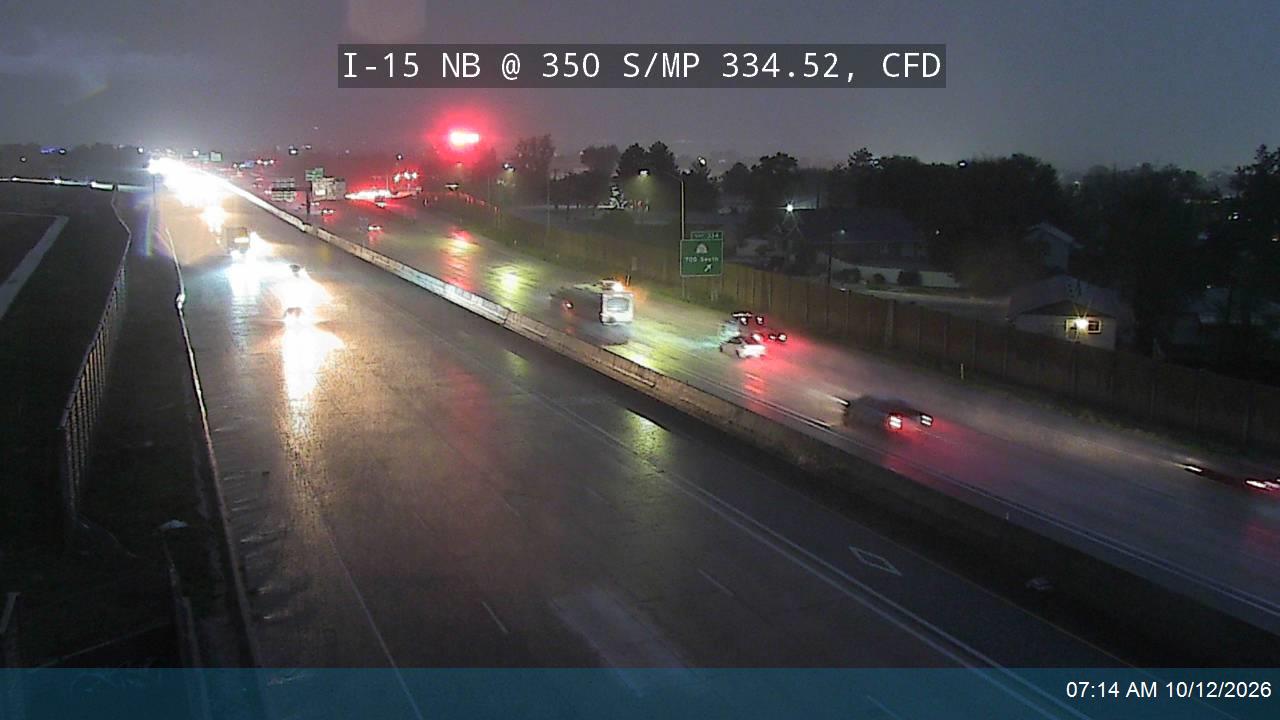 I-15 NB @ 350 S / MP 334.52, CFD