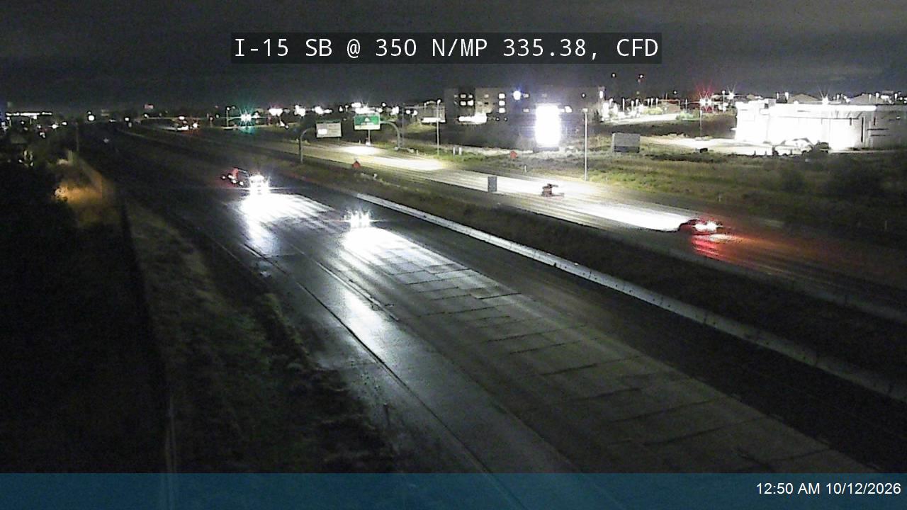 I-15 SB @ 350 N / MP 335.38, CFD