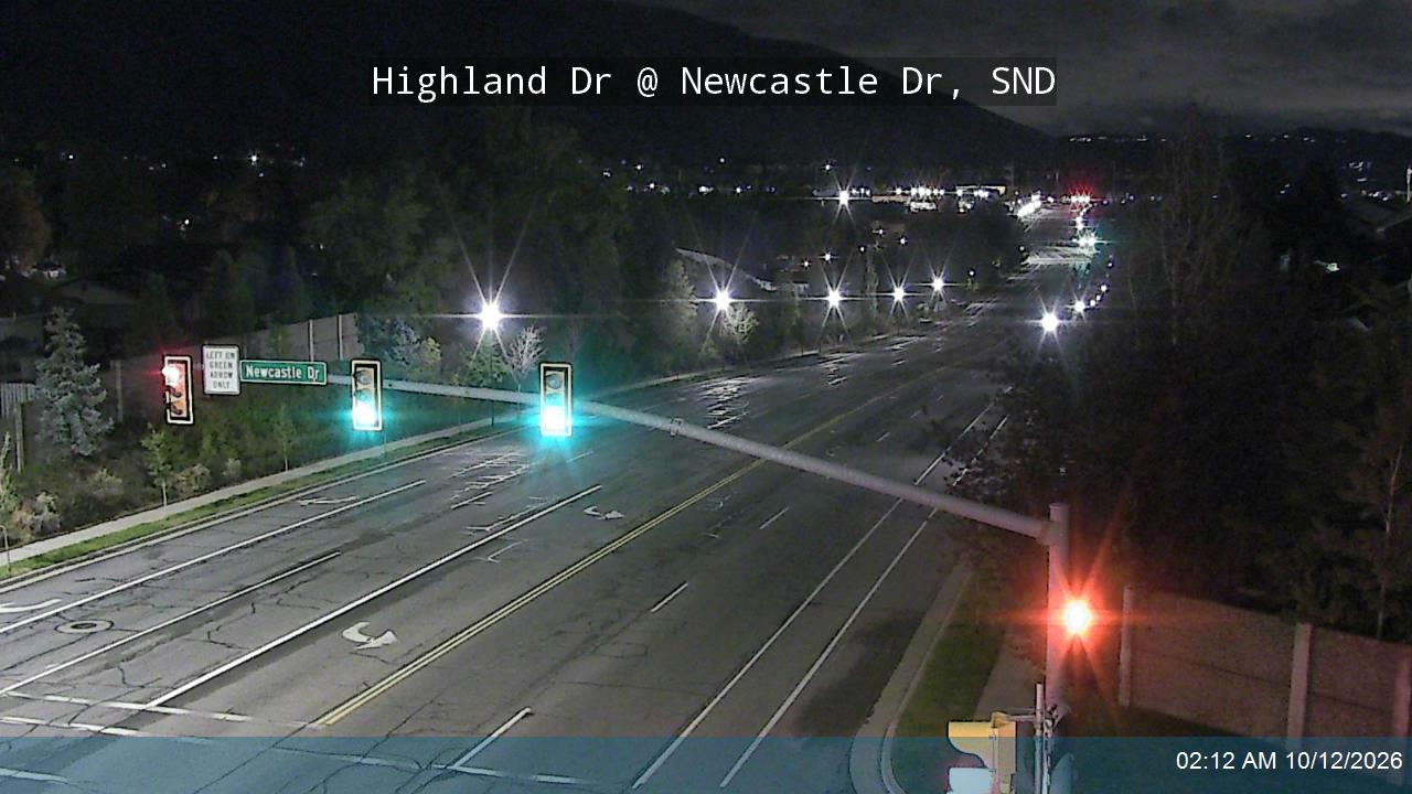 Highland Dr / 2000 E @ Newcastle Dr / 8890 S, SND