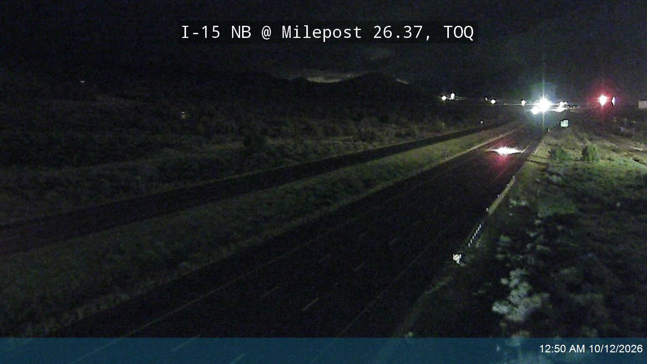 I-15 NB @ Milepost 26.37, TOQ