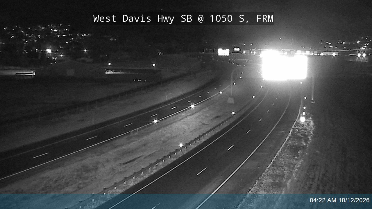 West Davis Hwy / SR-177 SB @ 1050 S / MP 0.52, FRM