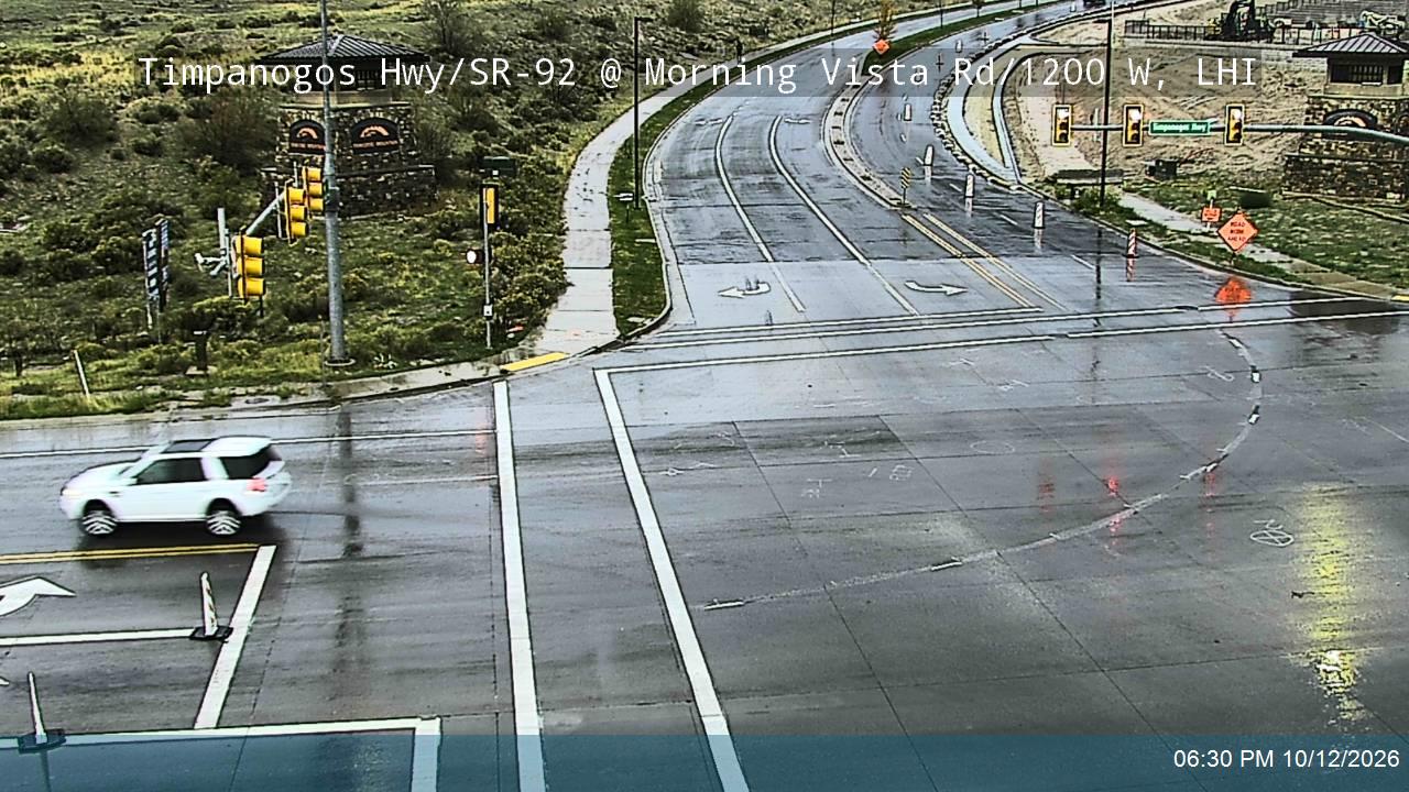 Timpanogos Hwy / 3500 N / SR-92 @ Morning Vista Rd / 1200 W, LHI
