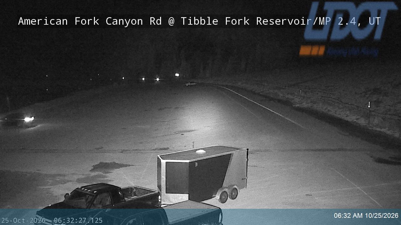American Fork Canyon Rd / SR-144 @ Tibble Fork Reservoir / MP 2.4, UT