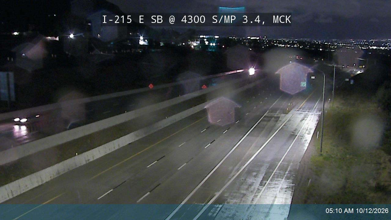 I-215 E SB @ 4300 S / MP 3.4, MCK