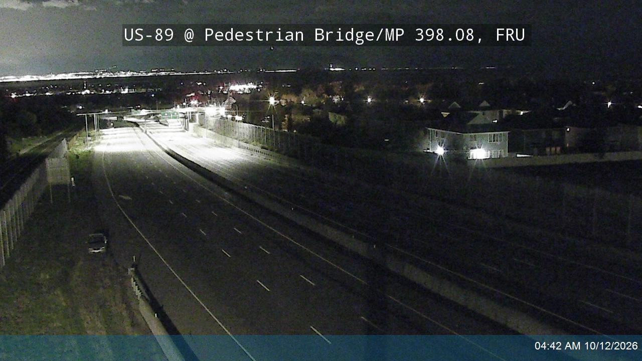 US-89 @ Pedestrian Bridge / MP 398.08, FRU
