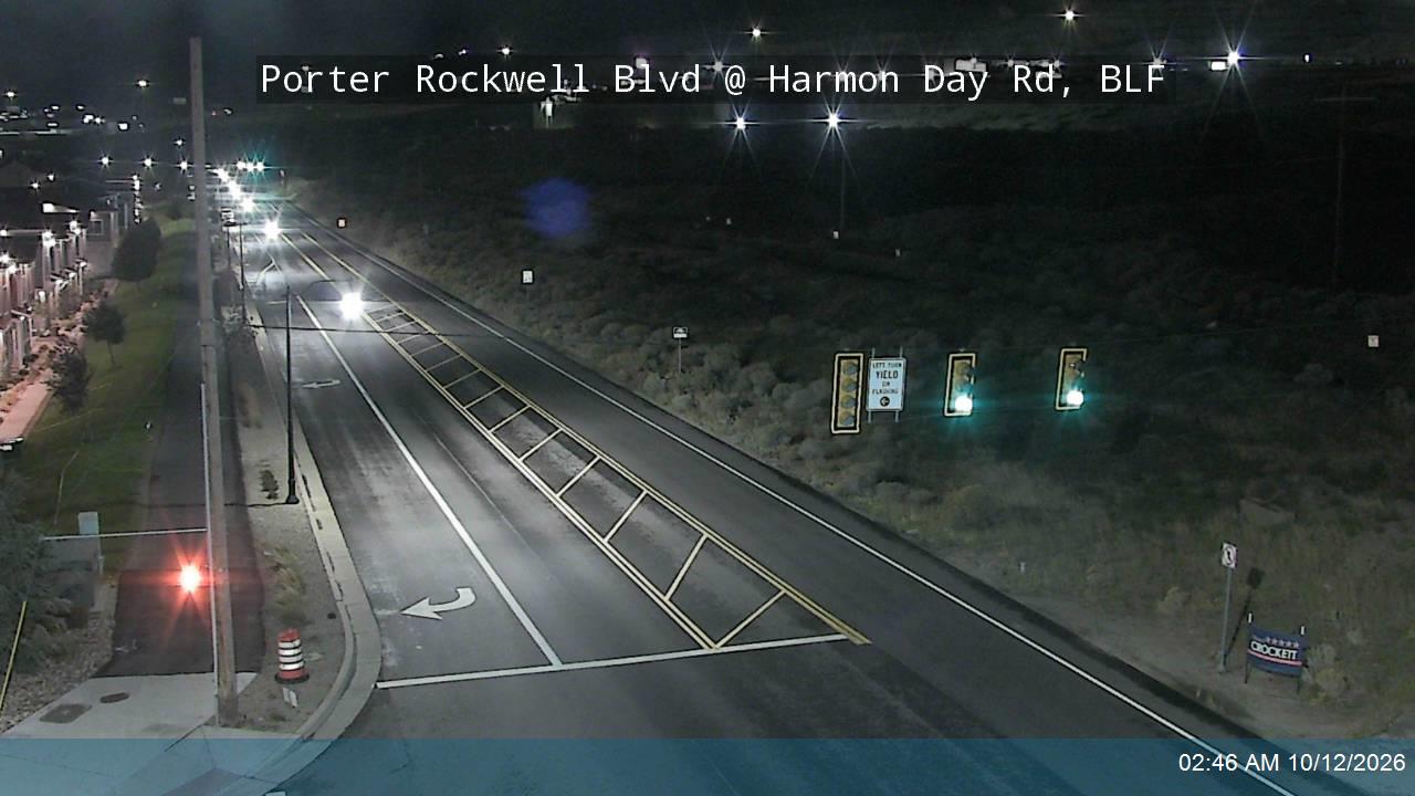 Porter Rockwell Blvd @ Harmon Day Rd, BLF