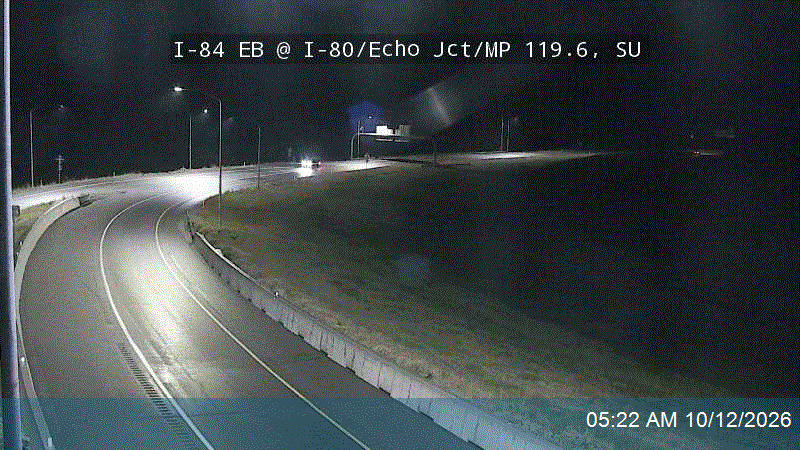 I-84 EB @ I-80 / Echo Jct / MP 119.6, SU