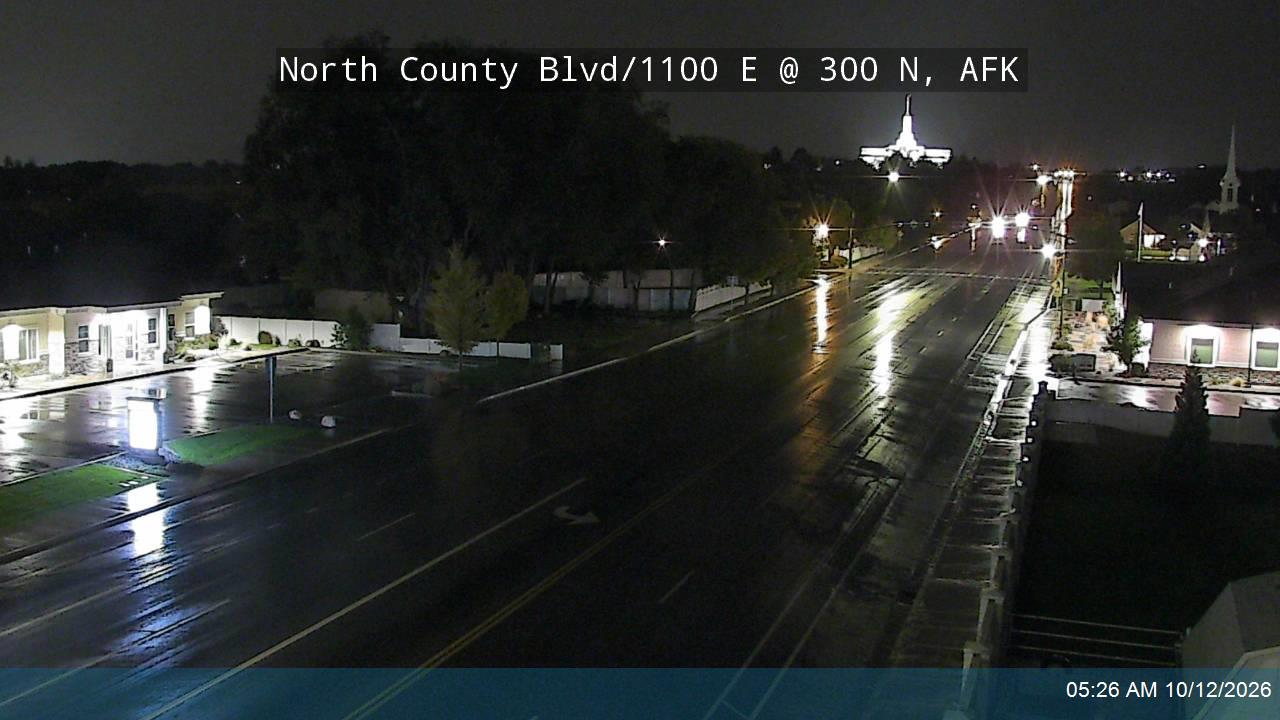 North County Blvd / 1100 E / SR-129 @ 300 N, AFK
