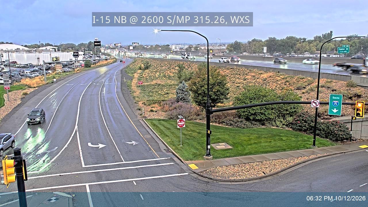 I-15 NB @ 2600 S / SR-93 / MP 315.26, WXS