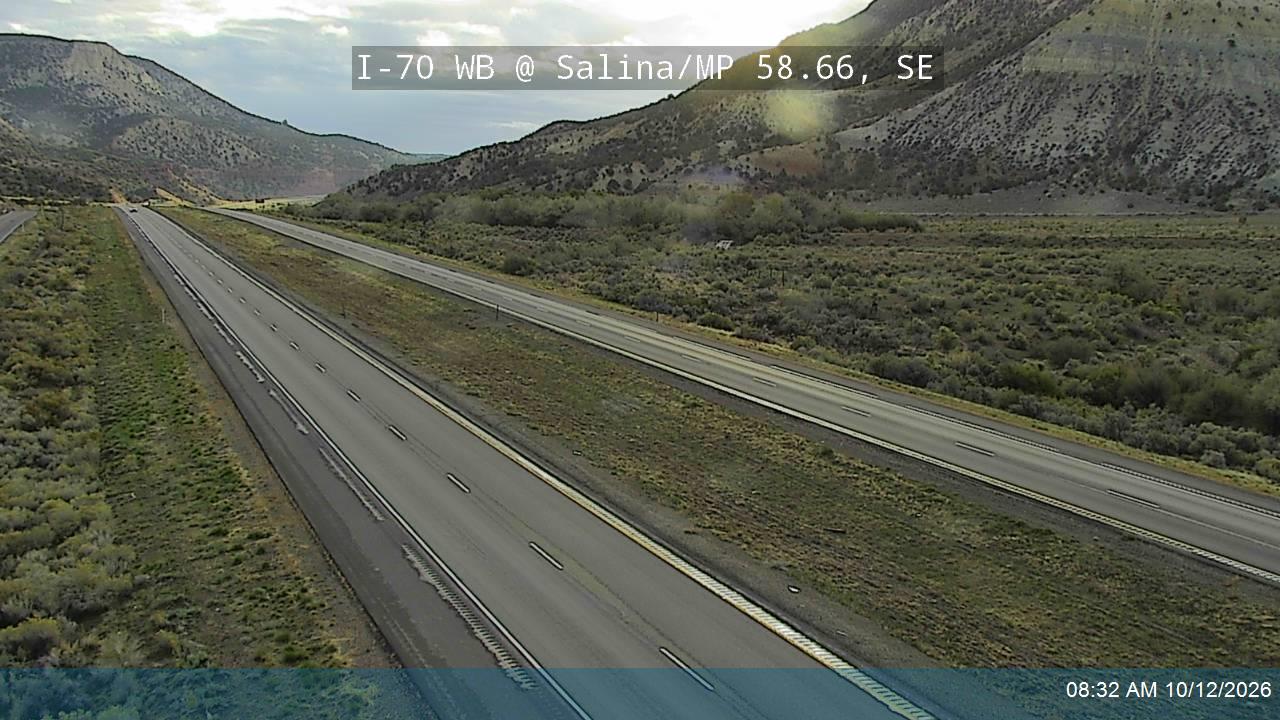 I-70 WB @ Salina VMS / MP 58.66, SE