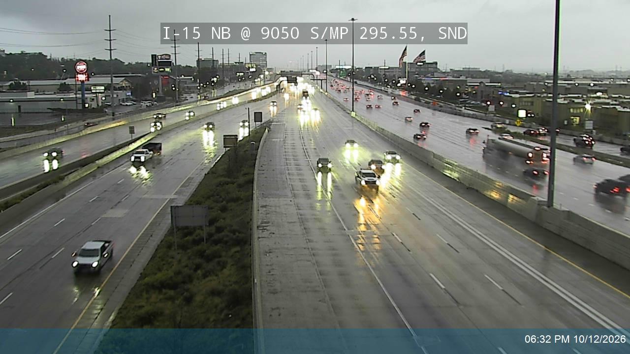 I-15 NB @ 9050 S / MP 295.55, SND