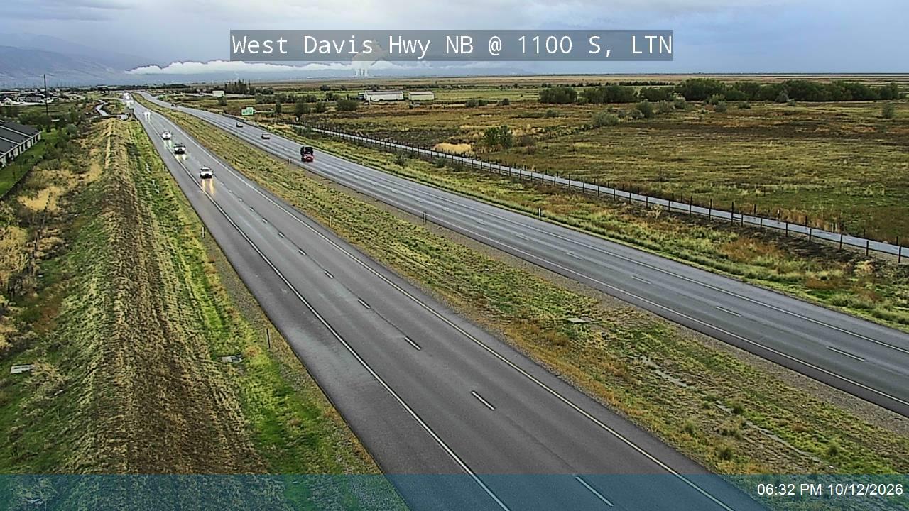 West Davis Hwy / SR-177 NB @ 1100 S / MP 8.68, LTN