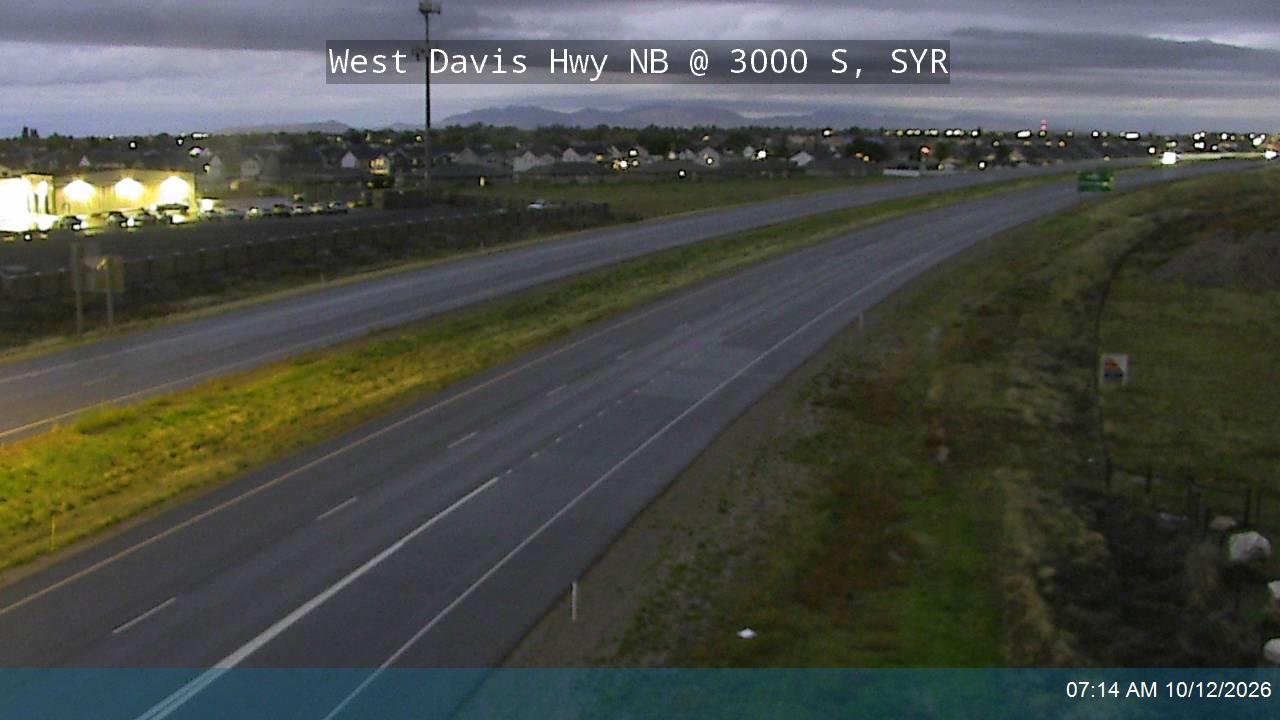 West Davis Hwy / SR-177 NB @ 3000 S / MP 12.35, SYR