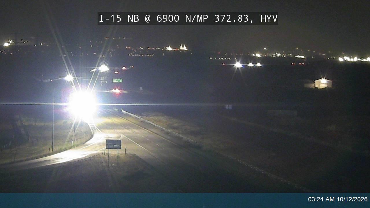 I-15 NB @ 6900 N / SR-240 / MP 372.83, HYV