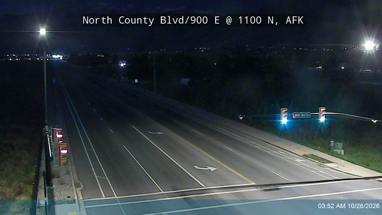 North County Blvd / 900 E / SR-129 @ 1100 N, AFK