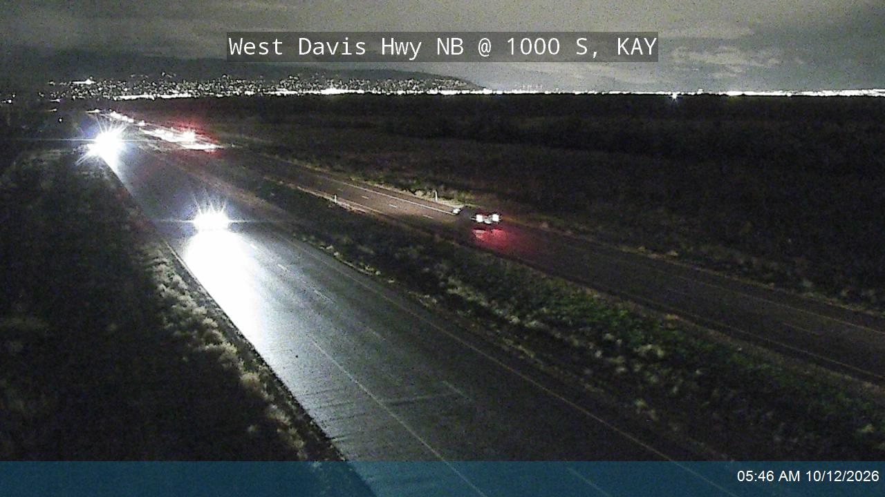 West Davis Hwy / SR-177 NB @ 1000 S / MP 6.18, KAY