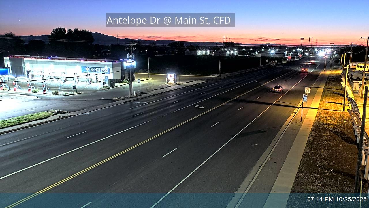 Antelope Dr / 1700 S / SR-108 @ Main St, CFD