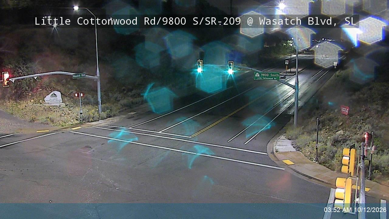 Little Cottonwood Rd / 9800 S / SR-209 @ Wasatch Blvd / 3400 E, SL